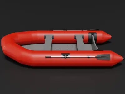 Rescue Boat 3D model
