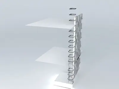 cebu details shelf with light Free 3D model