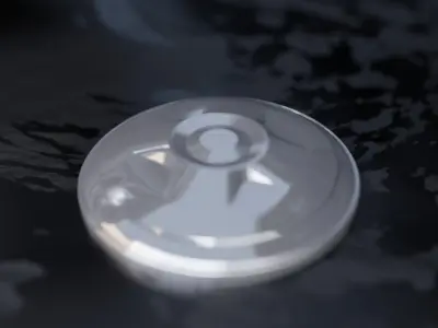 Police car wheel low poly 3d model Free low-poly 3D model