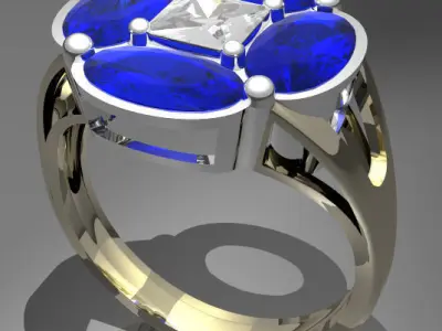 Rendering Anello A Free 3D model