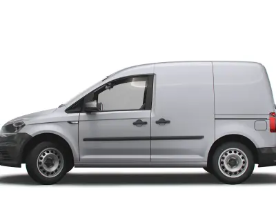 Volkswagen Caddy UK-spec Startline 2020 3D model