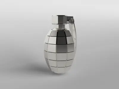 Grenade v1 006 Low-poly 3D model