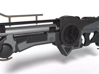 Mangalore Rifle from the movie The fifth element 1997 3D model