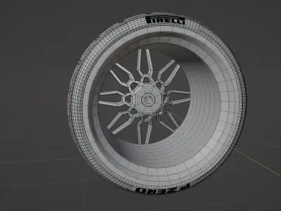 JRC 3 VVith PIRELLI Tire 3D model