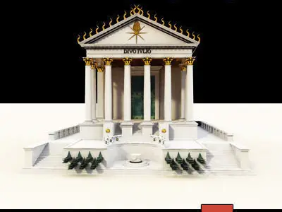 Temple of Julius Caesar Huelsen Type 3D model