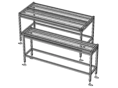 Wheel Conveyor 3D model