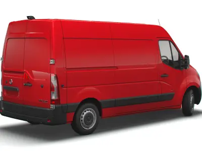 Vauxhall Movano 3300 L2H2 UK-spec 2020 3D model