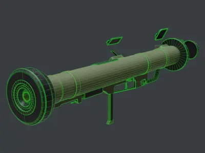 M90 Strsljen Rocket Launcher 3D model