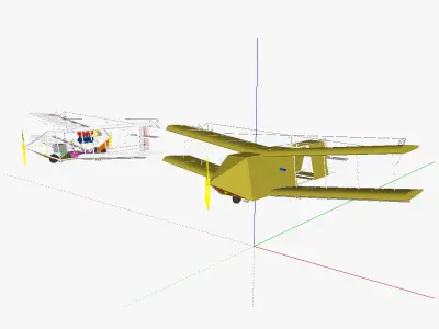 AT UAS Unmanned aerial system 3D model