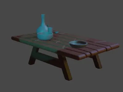 Table 3D model 9