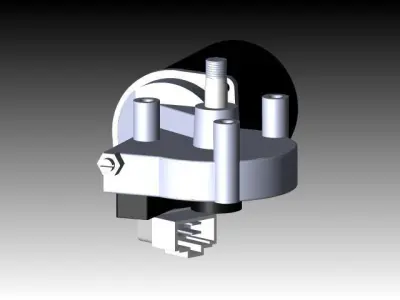 12V Wiper Motor 3D model