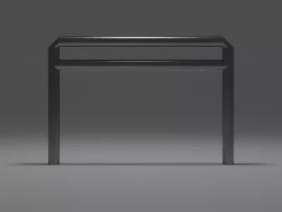 Hand rail PBR Game ready Low-poly 3D model