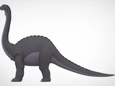 Grandpa Longneck 3D model