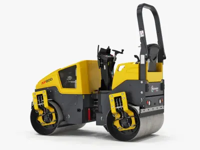 Asphalt Roller Generic 3D model
