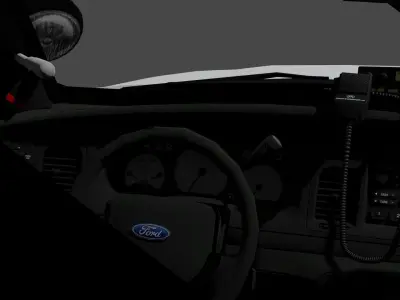 NYPD CVPI Free low-poly 3D model