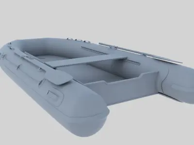 3D Boat inflatable 3D model