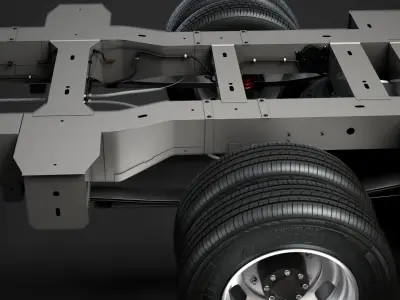 Renault Master SingleCab DW E20 Chassis 2014 3D model