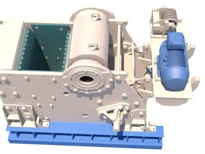 crusher chancador quijadas c160 3D model