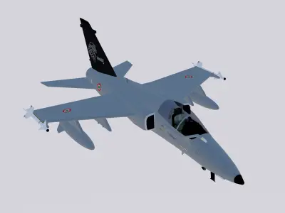 International AMX A-1A Italian Air Force 3D model