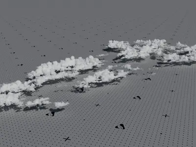 VDB Cumulonimbus Cloud Field 12 3D model