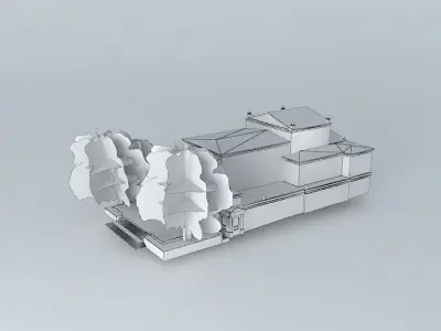 Arkadia building Free 3D model