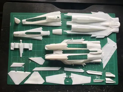 X 02S Strike Wyvern Scale Model 3D print model