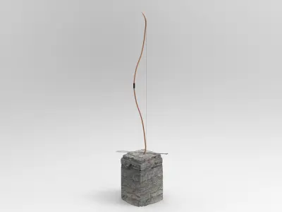 Traditional Bow 3D model