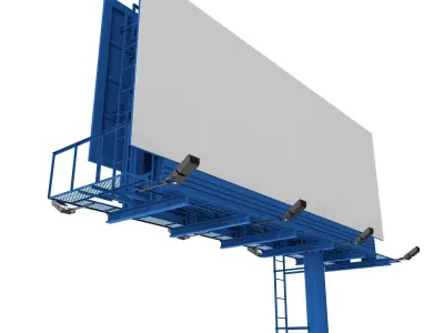 Billboard empty 3D model