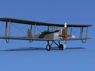 Airco DH-4 Air Mail Unmarked 3D model