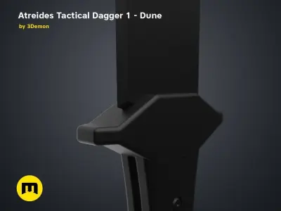 Atreides Tactical Dagger 1 - Dune 3D print model