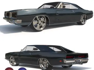 dodge charger 3D model