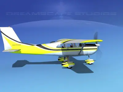 Cessna 175 Skylark V01 3D model