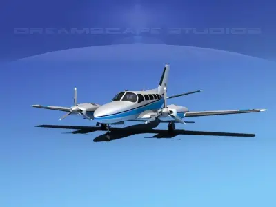 Cessna 404 Titan Corporate 3 3D model