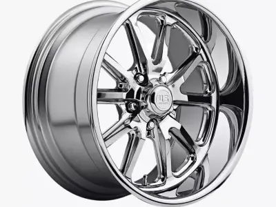 US Mags Rambler Wheel Chrome 3D model