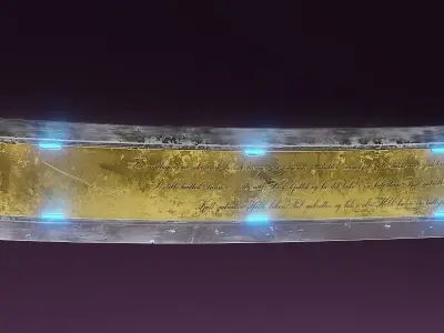 Katana Cyberpunk Low-poly 3D model purchase