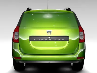 Dacia Logan VAN 2016 3D model