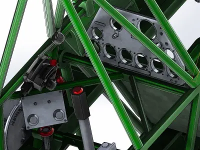 T6 TEXAN NORTH AMERICAN 1-4 SCALE COCKPIT STL FILES ONLY 3D print model