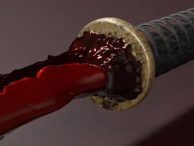 RIVERS OF BLOOD - ELDEN RING WEAPON 3D model