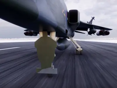 Sepecat Jaguar GR3 3D model 3D model