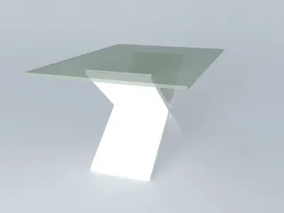 Glass table  Free 3D model purchase