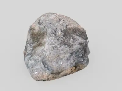 Detailed Rock Low-poly 3D model
