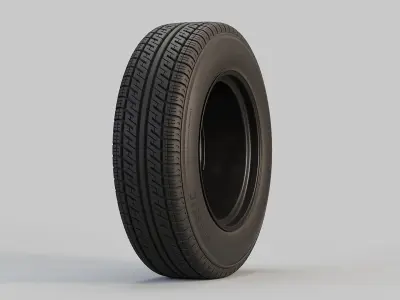 Classic Wheel and Tyre 3D model