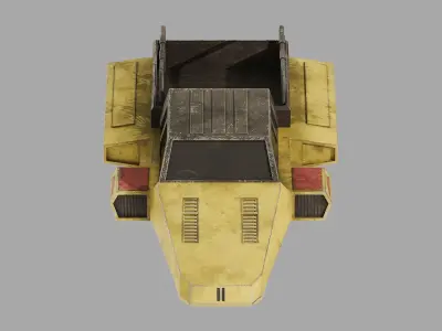 Ute Speeder Variant C - Star Wars Downunder Low-poly 3D model