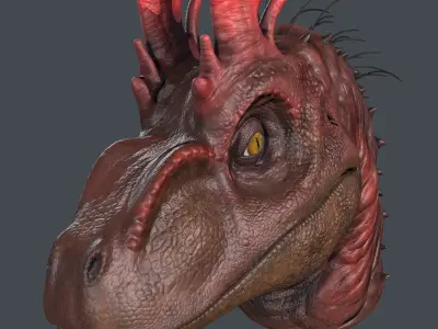 Velociraptor Head 3D model