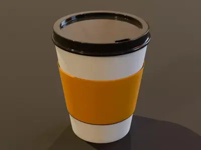 Coffee Cup Free low-poly 3D model get