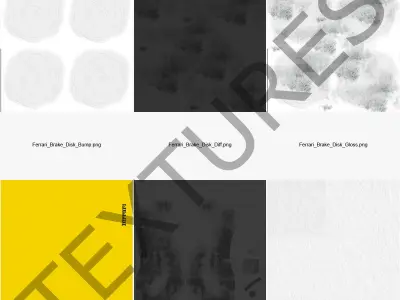 Ferrari Wheel 3D model