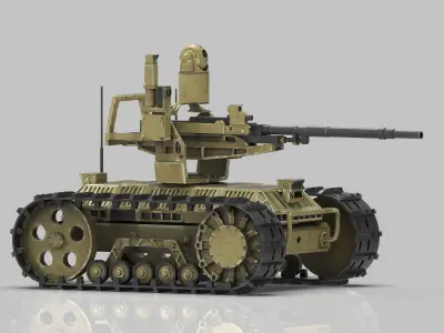 Sharp Claw I Chinese Tracked Unmanned Ground Vehicle UGV 3D model