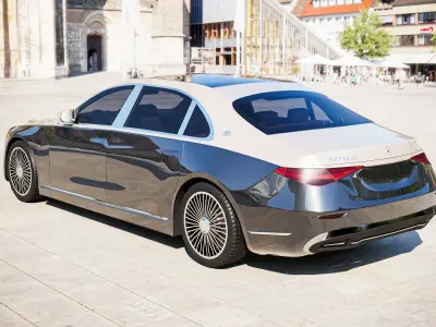 MercedesBenz SClass Maybach 2021 3D model