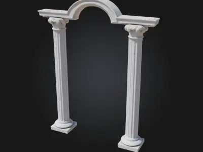 Classical Archway  A Grand Passage Through Antiquity 3D model