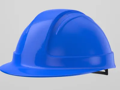 Hard Hat Safety Helmet 02 3D model